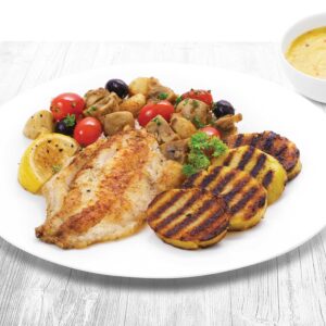 Pan-Grilled Sea Bass