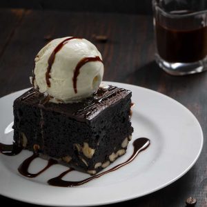 Brownie with Ice Cream