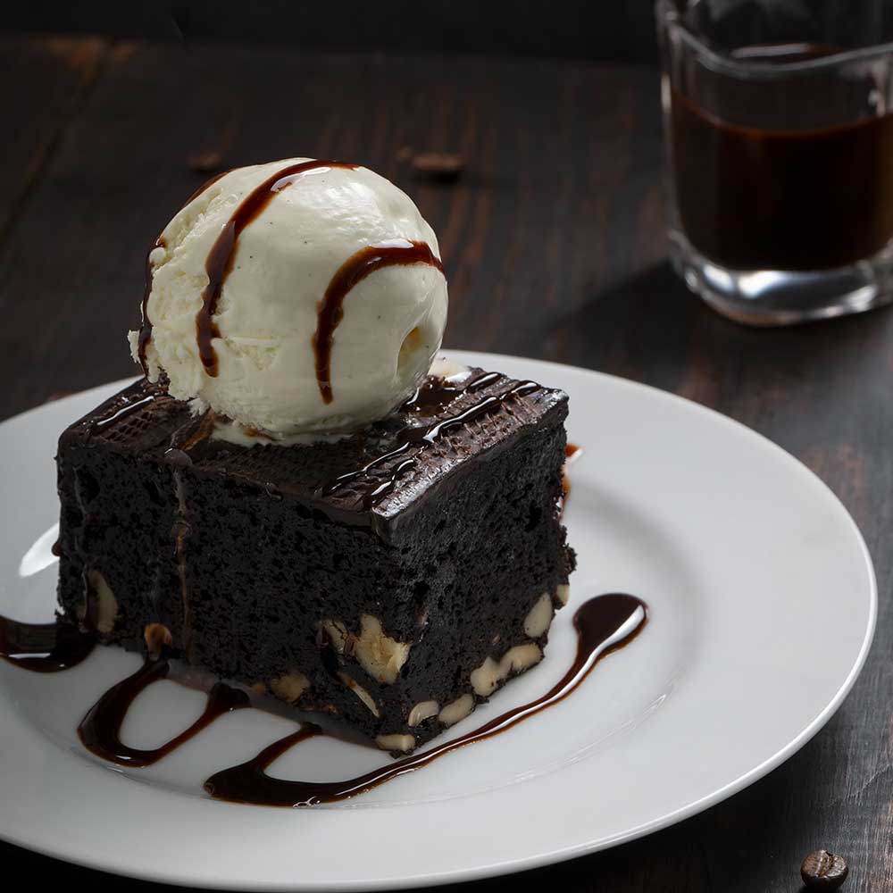 Brownie with Ice Cream