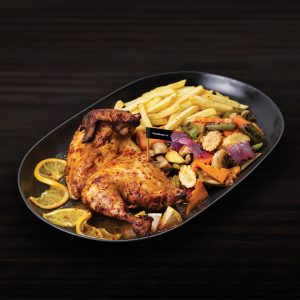 Peri Peri Grilled Chicken Half (with 2 Sides)
