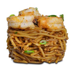 Egg Fried Noodles with Prawn